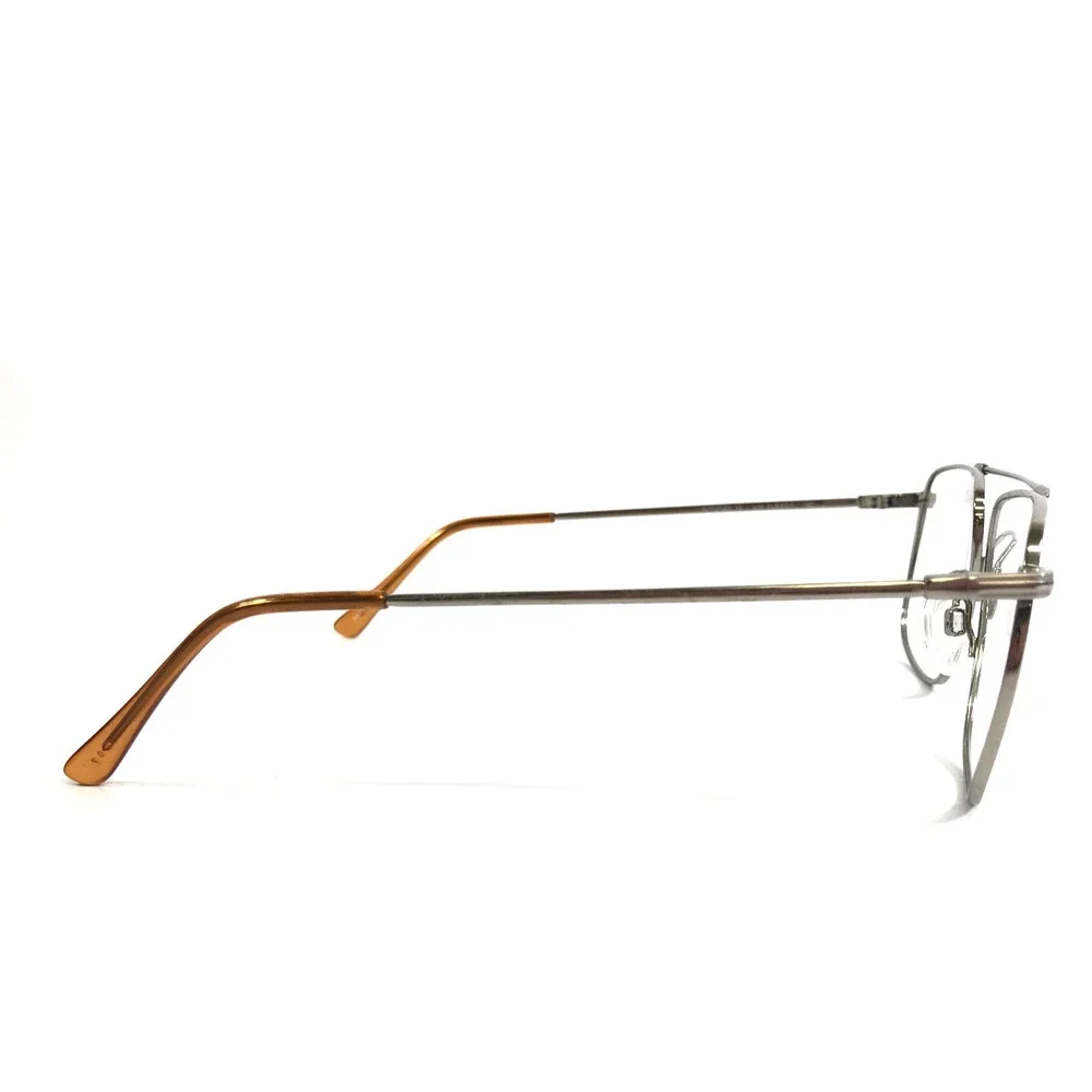 Autoflex by Flexon Eyeglasses Frames 10 NATURAL Silver Wire Rim 55-16-140